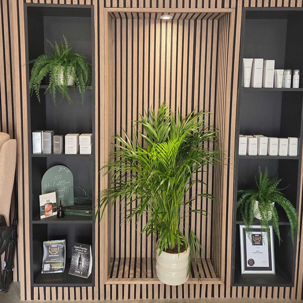 Relaxing facial treatment room in Glasgow